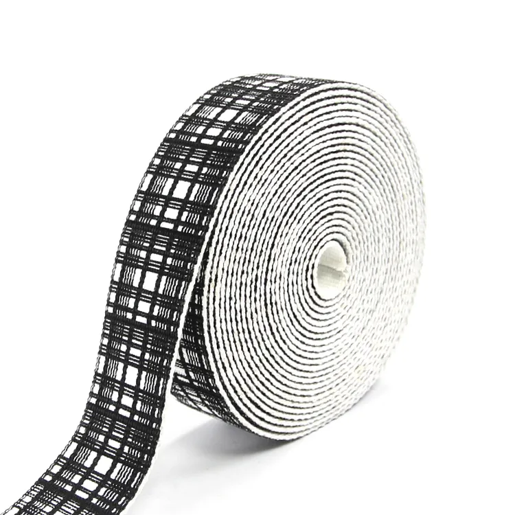 Fábrica Bulk Atacado 38mm 32mm Heat Transfer Printing Color Sublimation Impresso Webbing Belt Straps Tape