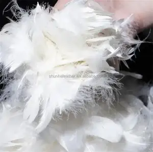 Factory Direct Sales 5-8cm Washed White Goose Feather