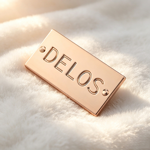 Apparel Hardware Custom Logo Metal Plates, Personalized Engraved Brand Name Label <b>Tags</b> - Product Image 2