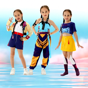 Disfraz de Cosplay de Kpop Demon Hunters para Niñas, Traje de Actuación de Lumi Mirazoe, Color Sólido, Poliéster, 8-13 Años - Product Image 1