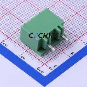 KF2EDGVC-7.62-2P Plug-in Terminal Block Through hole,P=7.62mm Connector Board-to-Board / Socket - Closed 1x2P 7.62mm Green - Product Image 2