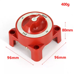 Interrupteur de déconnexion de <span class=keywords><strong>batterie</strong></span> 350A 4 positions pour <span class=keywords><strong>camping</strong></span>-cars bateaux camions | Interrupteur de coupure d'alimentation principal à double <span class=keywords><strong>batterie</strong></span> - Product Image 6