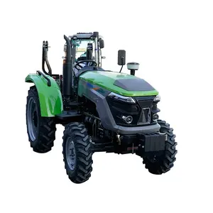 Agriculture used farm 804 4*4 high configuration 80HP wheeled farm tractor price