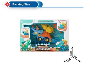 <span class=keywords><strong>2022</strong></span> dinosauri giocattolo più venduti per smontare plastica fai da te assemblare bambini set con trapano e tiro proiettile giocattolo animale - Product Image 6