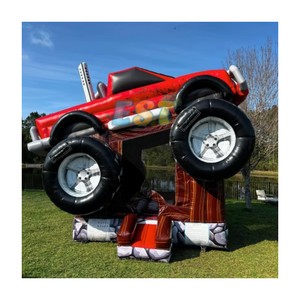 Prix bon marché monstre camion sauter maisons de rebond équipement de <span class=keywords><strong>location</strong></span> de fête <span class=keywords><strong>voiture</strong></span> gonflable videur château de saut - Product Image 1