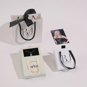 Eco-friendly Rectangle Cardboard Jewelry <b>Box</b> Drawer Design Sliding Handle Perfect <b>Gift</b> Packaging Bracelets Display Storage - Product Image 5