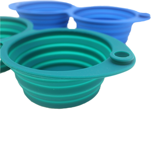 Petits bols d'alimentation pour animaux domestiques, bols écologiques en Silicone pour chiens et chats, aliments et eau 2 en 1, pièces - Product Image 5