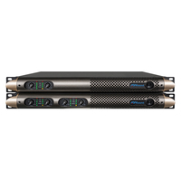 Amplificateur numérique Auway M4450 4x350W, amplificateur audio professionnel pour système DJ/PA, haute efficacité, classe D, entrée XLR, métal