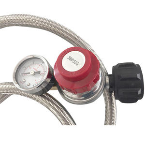 उच्च दबाव नियामक 0-20psi समायोज्य प्रोपेन गैस सिलेंडर नियामक के साथ अमेरिकी बाजार के लिए नली - Product Image 4