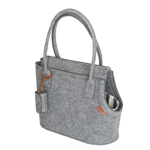 กระเป๋าใส่สัตว์เลี้ยงทำจากผ้ายีนส์แฟชั่นกระเป๋าผ้าคอตตอนแบบพกพาสำหรับสุนัขตัวเล็กๆสำหรับแมวเดินป่าเตียงสุนัข - Product Image 5