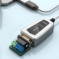 DTECH IOT5067 USB Tipo C Macho a DB9 Macho Puerto serie RS422 RS485 Cable de comunicación 0,5 M