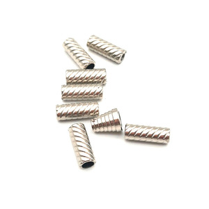 Boucle antidérapante filetée en plastique argenté, corde en ABS électroplaqué, ajustement de la capuche, stoppeurs de serrage pour sac - Product Image 5
