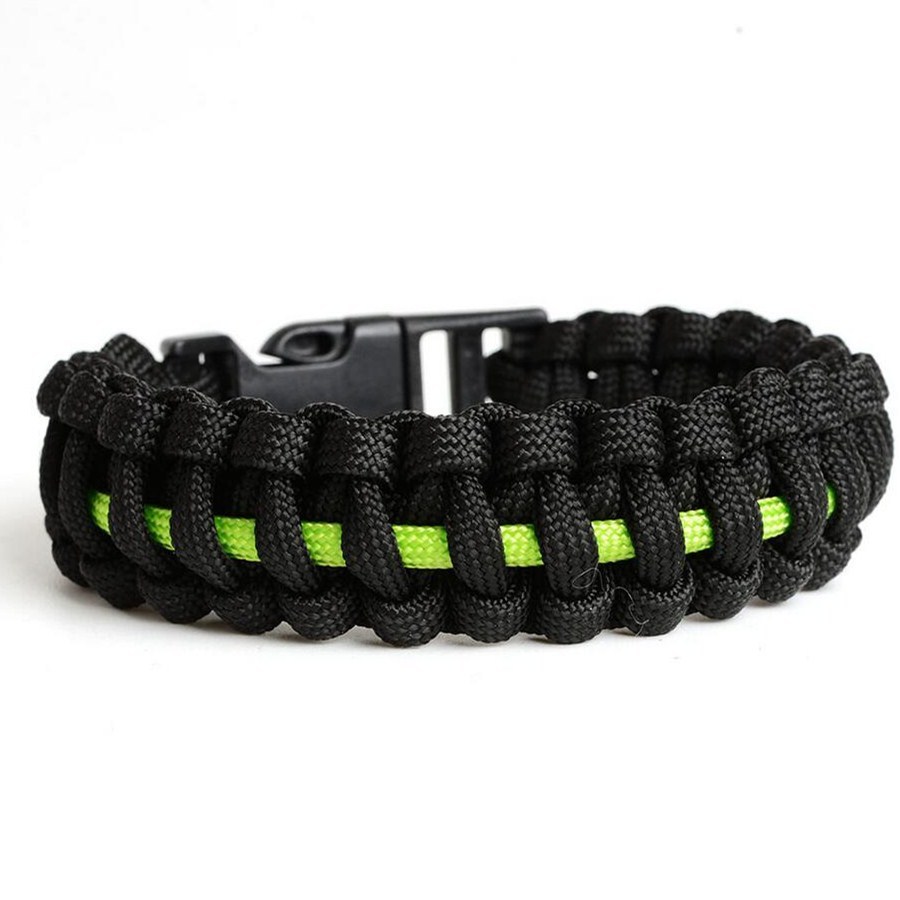Bracciale Di Sopravvivenza In Paracord - Con Fibbia In Acciaio Solido Per 395932