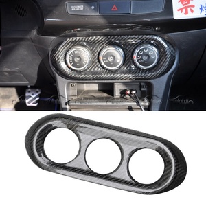 Accesorios Interiores para Mitsubishi Lancer EVO X 10, Panel de Instrumentos Triple de Fibra de Carbono, Perilla del Panel del Aire Acondicionado, Tablero de Instrumentos - Product Image 2