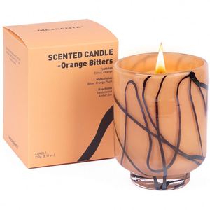 Modern Scented Candles with <b>Marble</b> Pattern <b>Glass</b> Jars Aromatherapy Home Decoration - Product Image 5