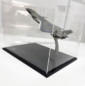 Tùy Chỉnh Hat Mũ Bảo Hiểm Xe Máy Bay Mô Hình Nguyên Mẫu Diecast Hiển Thị Trường Hợp Trong Suốt Bìa Với Cơ Sở Màu Đen Sở Thích Hiển Thị Trường Hợp - Product Image 5