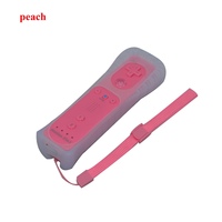 Télécommande intégrée Motion Plus pour manette de jeu Wii avec étui en Silicone, dragonne, vente en gros