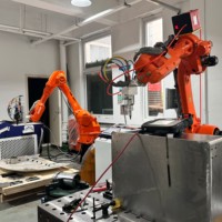 Máquina de Soldadura Láser Robótica de 6 Ejes 3D de Alta Calidad Hjz, Robot Industrial para Soldadura Láser de Metales