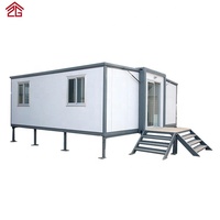 Maison préfabriquée modulaire extensible pour salon, avec porte en acier Allstar, fenêtre en aluminium et panneaux sandwich modernes