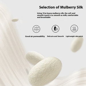 100% Mulberry Silk Neck <strong>U</strong> <strong>Pillow</strong> 19mm Comfortable Soft Memory Foam Portable Travel Nap <strong>Pillow</strong> Custom Cooling Outdoor Use Logo - Product Image 4