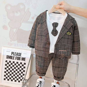 <span class=keywords><strong>Ensemble</strong></span> <span class=keywords><strong>de</strong></span> costume <span class=keywords><strong>de</strong></span> baptême pour enfants, survêtement décontracté mais élégant, <span class=keywords><strong>ensemble</strong></span> classique polyvalent pour toutes les occasions - Product Image 3