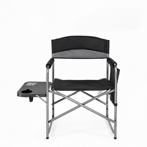 Nueva Silla de Maquillaje Plegable de Metal Ligera y Moderna, Silla de Director, Taburete de Bar con Múltiples Espacios de Almacenamiento para Viajes - Product Image 1