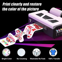 Printer Offset Kecil Otomatis A4 DTF Baru dengan Tinta Putih Transfer Digital Suhu Tinggi untuk Printer Pigmen Flatbed Hot Stamping