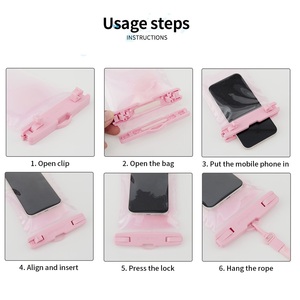 เคสโทรศัพท์มือถือกันน้ำขนาด 7.2 นิ้ว & กระเป๋า TPU ABS IPX8 พร้อมไฟส่องสว่าง เหมาะสำหรับกิจกรรมกลางแจ้งในเวลากลางคืน - Product Image 4