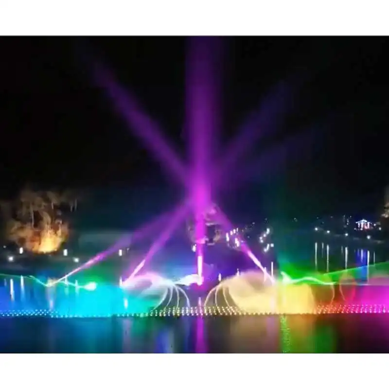 Color Changing Led Lights Of Lake Musical Fountain Manufacture