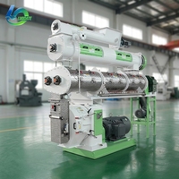 Machine à granulés d'aliments pour volailles LUODATE à longue durée de vie, 14-19T/H, entièrement automatique, pour ligne de production d'aliments, certifiée CE