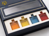 Boîte à parfum en carton rigide avec logo personnalisé, fabrication directe d'usine, design de couvercle et de base, emballage cadeau haut de gamme pour flacons de parfum