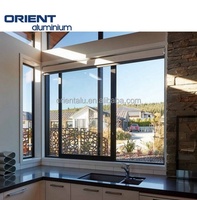 Marco de Ventana de Aluminio Premium Resistente a la Oxidación, Ventanas Corredizas de Aluminio Orient, Ventanas Modernas Minimalistas