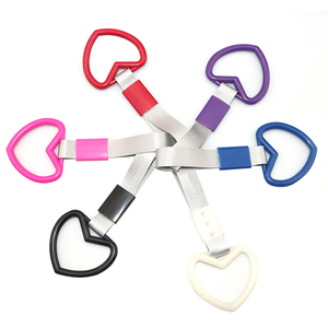 Tsurikawa Ring Heart JDM Drift Charm <strong>Strap</strong> Auto Interior Accessory Warning for Train <strong>Bus</strong> <strong>Handles</strong> for Car Popular ABS Material - Product Image 1