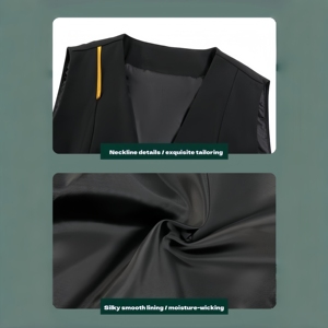 Uniforme de travail unisexe pour salle de billard, logo brodé personnalisé, tenue de serveur/<span class=keywords><strong>serveuse</strong></span> pour bar de snooker, salle de jeux - Product Image 3