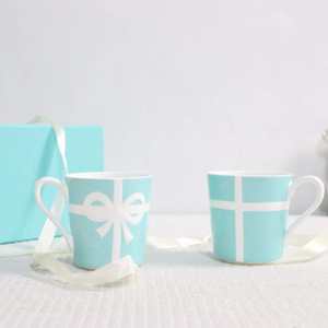 Multicolored Coffee Cup Macaron 5pcs/set Christmas Gift Bone China Home Handmade Artwork - Product Image 4