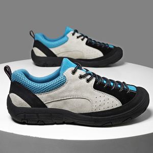 Lo último en zapatos elegantes de suela de goma para niños, zapatos para correr con punta de seguridad con cordones, sin logotipo marca, zapatos de senderismo para hombres famosos, deportes al aire libre 44 - Product Image 6