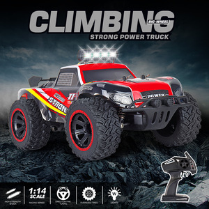 Coche RC <span class=keywords><strong>1</strong></span>:14 con Cargador - Big Foot Todoterreno de Alta Velocidad para Arena y Pistas Cortas con Retorno Automático y Función Sígueme para Niños - Product Image 2