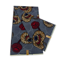 Custom Hoge Kwaliteit Afrikaanse Wax Print Stof Chitenge Materiaal Afrikaanse Wax Print Stof Voor Kleding 6 Yards