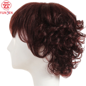 Cabello Humano 100% Virgen, Corto, Ondulado y Rizado con Red de Rosas, Disponible para Mujeres - Product Image 2
