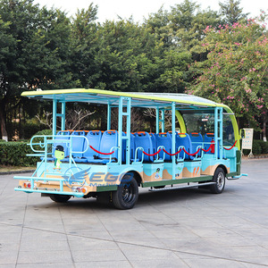 Bus électrique de tourisme de haute qualité sur le thème de l'océan, 14 places, bus de navette automatique à vendre - Product Image 5