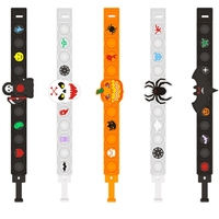Nouveau bracelet intelligent anti-stress Halloween Pest Control Pioneer avec bulles en silicone à presser pour la relaxation