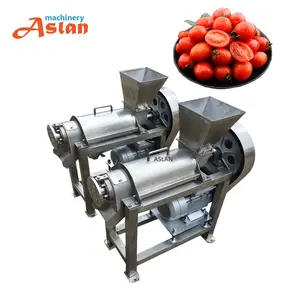 Máquina exprimidora de tornillo para fruta, zanahoria, pera, melocotón, tomate