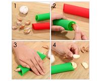 Éplucheur d'ail en silicone de qualité alimentaire en gros, outils de cuisine, rouleau éplucheur d'ail en silicone de qualité alimentaire