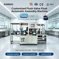 Máquina de Ensamblaje Automatizado de Bases de Válvulas Sanitarias XUNNUO 1200W, Equipo de Ensamblaje de Componentes Principales PLC