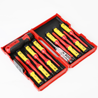 Outil de réparation professionnel, tournevis magnétique, 13 pièces, tournevis isolés VDE 1000V pour électriciens, ensemble avec testeur de tension