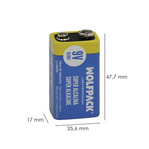 Batteria Alcalina 6LR61 (Confezione Blister da 1 Pezzo) - Product Image 2