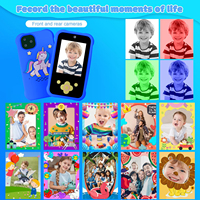 Juguetes de Teléfono Inteligente para Niños, Pantalla Táctil HD, Cámara Dual, Teléfono Celular para Niños, Regalos de Cumpleaños, Unicornio, Teléfono de Juguete para Niños Pequeños