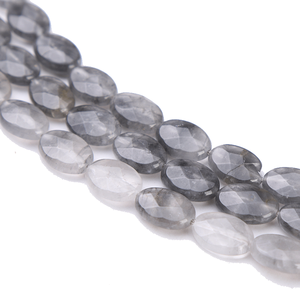 2457 Vente de perles de pierres précieuses naturelles, taille personnalisable, pierre de lune arc-en-ciel bleue, agate, minéral poli, minéral naturel, 3-8 mm de hauteur - Product Image 4