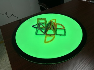 Trẻ em giáo dục chơi cảm giác mầm non Vòng LED ánh sáng bảng ánh sáng Pad Bảng điều chỉnh - Product Image 4