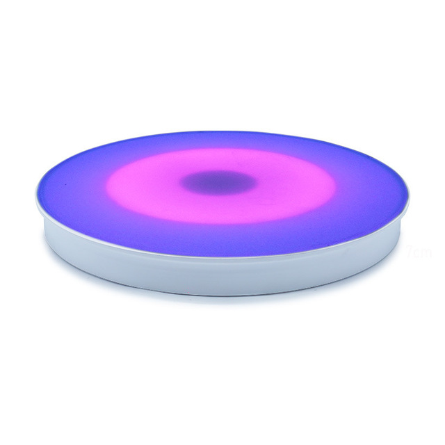 30cm 50CM Round /square Multi RGB Coloured Light up Glow Sensory Interactive LED Floor Tile